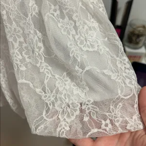 Lush Two Tone Lace Bubble Hem Minidress thumbnail 12