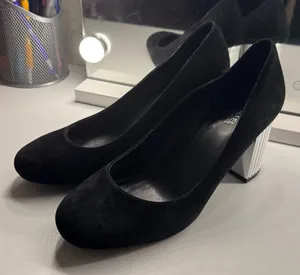  Michael Kors Porter Flex Black Suede Pump Size 7.5 thumbnail 3