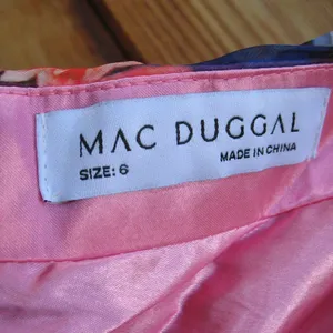 Mac Duggal 68076 Ruffle Floral Cut Out Dress thumbnail 14
