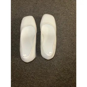 Women’s White Chunky Block High Heels Shoes Platform Shoes Pumps 8.5 thumbnail 7