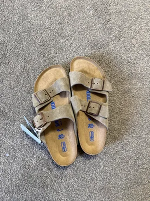 NWT Birkenstock Arizona Soft Footbed in Taupe size 36/ US Women 5- 5.5 thumbnail 3