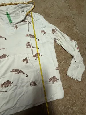Dillard's Honeydew cheetah hoodie thumbnail 5