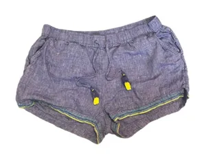 Vineyard vines linen embroidered shorts size L blue beach Coastal Resort thumbnail 1