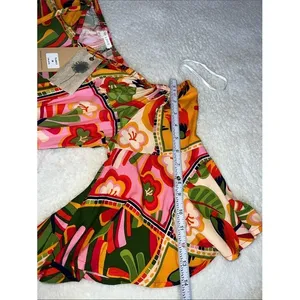 Label of Love Calista Off Shoulder Maxi Dress M NWT Tropical Boho Resort thumbnail 12