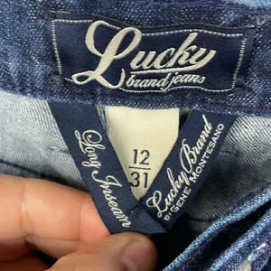 Lucky Brand Long Inseam Jeans 12/31 dark Wash thumbnail 5