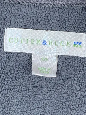 Cutter & Buck Fleece Vest Women Petite Small Black Full Zip Golf Outdoor thumbnail 7