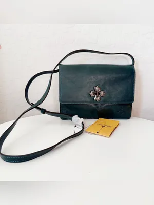 Patricia Nash Consilina Leather Crossbody Blue Coral thumbnail 2