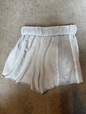 Urban Outfitters Out From Under Taupe Raw Hem Fold Over Sweat Shorts Size M thumbnail 3