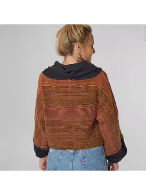 Free People Catch a Smile Cropped Alpaca Wool Blend Sweater thumbnail 3