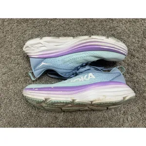 HOKA ONE ONE Bondi 8 Running Shoes Chalk Violet Pastel Lilac Sneaker Sz 8 Wide thumbnail 8