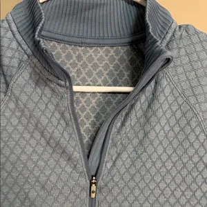 Lululemon Rest‎ Less Half Zip Pullover Slate Blue Size 6 thumbnail 6