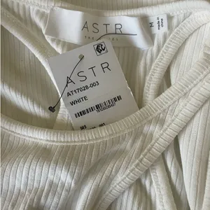 ASTR‎ Women Bodysuit M Ivory Ribbed Cutout Y2K Neutral Festival Clubwear Top thumbnail 8