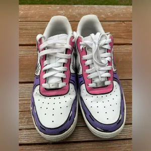 Nike Air Jordan 1 Hand Painted Customized Color block Size 8.5 thumbnail 4