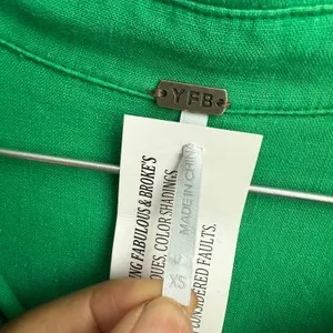 YFB Young Fabulous & Broke Green Embroidered Sleeve‎ Button Down Dress XS thumbnail 6