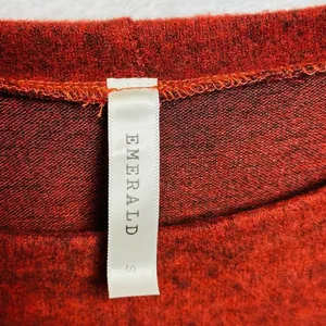 Emerald Rust Long Sleeve Knot Top Brown thumbnail 3