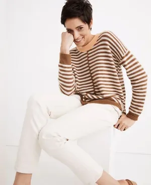 ❤️Madewell Stripe-Play Smithe Pullover Sweater thumbnail 1