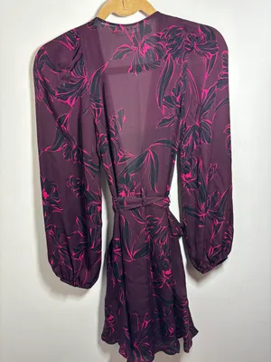 ALC Silk Wrap Dress Size 2 thumbnail 6