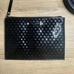 Kate Spade patten black pocket clutch set thumbnail 2