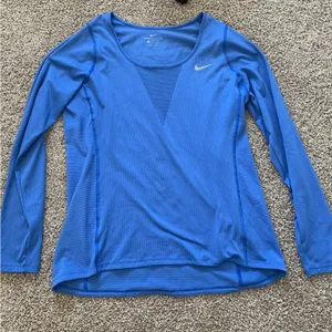 Womens Nike zonal cooling top crew neck long sleeve large thumbnail 3