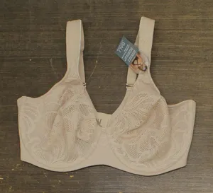 Bali Womens Underwire Coolest Smoothing Moisture-Wicking Bra Almond Brown 42DD thumbnail 1