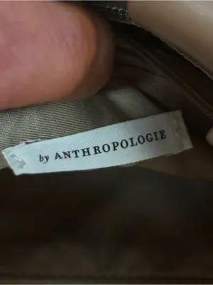 Anthropologie Neutral Coastal Preppy Minimalist Classic Woven Crossbody Bag thumbnail 5
