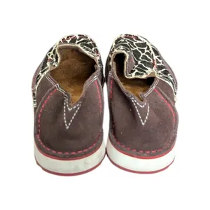 Ariat Cruiser Slip On Shoes Cow Animal Print Brown Womens 7 Western Southwestern thumbnail 5