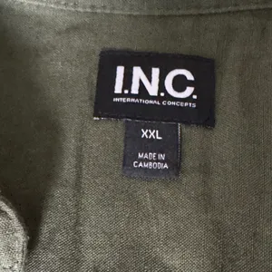 INC International‎ Concepts XXL Olive Green Twist Front Roll Tab Utility Shirt thumbnail 5