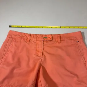Tommy Hilfiger 4 Womens Coral Chino Shorts Coastal Mid Rise Preppy Summer Khaki thumbnail 6