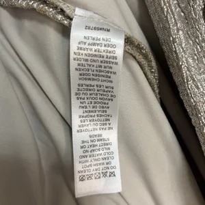 Hailey Adrianna Papell Dress Gold Metallic Ruched Strapless Bodycon Glam Hoco 10 thumbnail 9