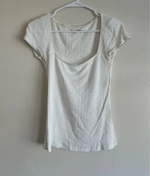 Reformation Bardot Ribbed Knit Top thumbnail 2