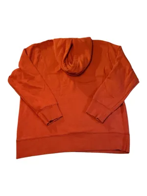 American Eagle Vintage Style Spell Out Pullover Hoodie Orange Men's XL thumbnail 2