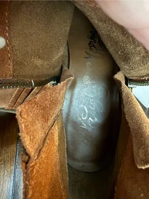 Women’s Naughty Monkey Noah Leather Ankle Bootie, Tan, Size 9.5 thumbnail 7