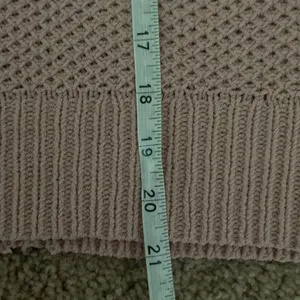 Hollister Easy Cozy Waffle Mock- Neck Sweater (Sz S) Dusty Pink Rose Chenille thumbnail 10