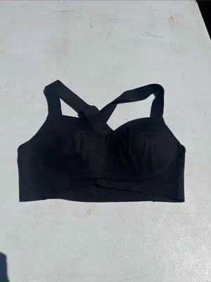 Uniqlo Black Wireless Support Bra with Wide Straps thumbnail 2