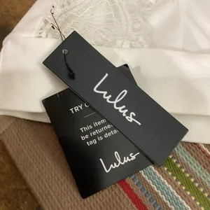Lulus White Eyelash Lace Halter Crop Top New with tag thumbnail 4