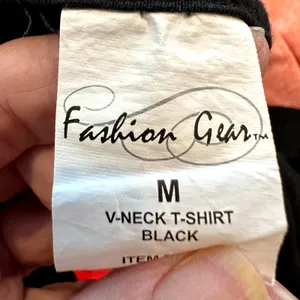 "I'm Here For the Bang" V Neck Tee Shirt 4th of July Black M thumbnail 7