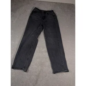 american eagle baggy jeans black wash jeans 4 short thumbnail 3
