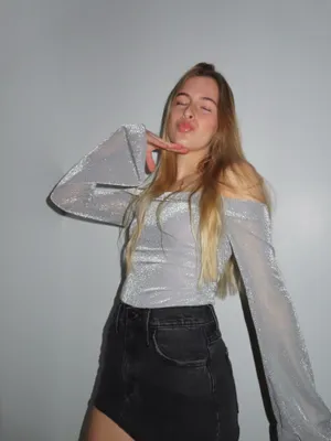 princess polly silver off the shoulder bodysuit thumbnail 3