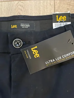 Lee® Women Flex Motion Trouser Pants, Black, size 12, NWT thumbnail 8