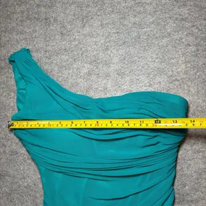 Jump Apparel Women’s Cocktail/ Prom Dress 3/4 Size Teal & Silver thumbnail 10