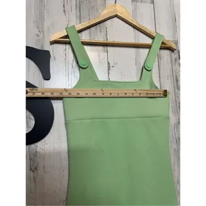 Lotto Lime Green Square Neck Mini Dress Womens Size Small S Activewear Athleisur thumbnail 12