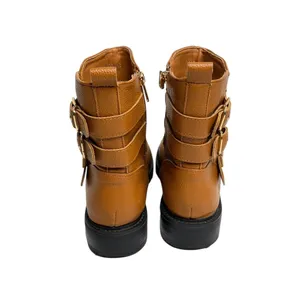 G. C. Shoes Strappy Buckle Moto Cognac Kingsburg Ankle Boots 8.5 EU‎ 39 Casual thumbnail 4
