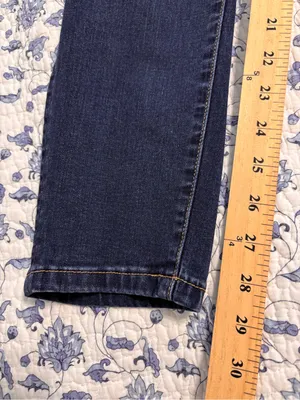 Flying Monkey womens size 31 stretch denim blue jeans skinny thumbnail 6