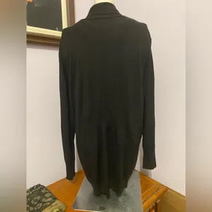 Faded Glory Elegant Black Cardigan thumbnail 4