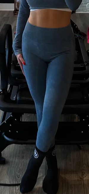 Blue leggings thumbnail 1