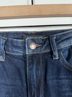 Judy Blue High Waist‎ Rigid Magic Heavy Destroy Straight Jeans Women’s 5/27 thumbnail 8