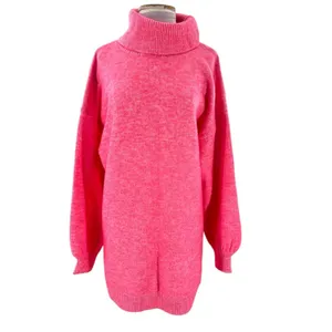 Show Me‎ Your Mumu Chester Sweater Dress in Hot Pink Knit. NWT thumbnail 8