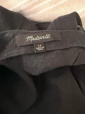 Madewell Goldie Midi Dress in 100% Linen thumbnail 8