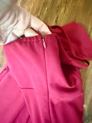 Zalalus Alli burgandy bodycon mini dress size small thumbnail 4