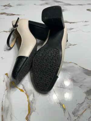 Adrienne Vittadini Two-Tone Block Heel Mary Janes - Black & Cream thumbnail 8
